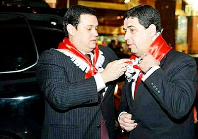 Marcelo Martínez Velázquez (i), sobrino del vicepresidente Hugo Velázquez, renunció luego de estar investigado por planillerismo.