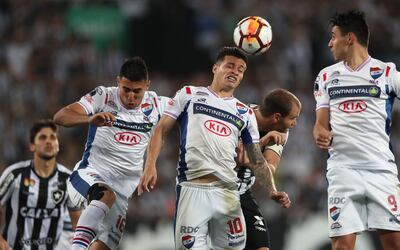 Nacional enfrentó a Botafogo en el 2018 y fue su último partido en la Sudamericana hasta ahora.