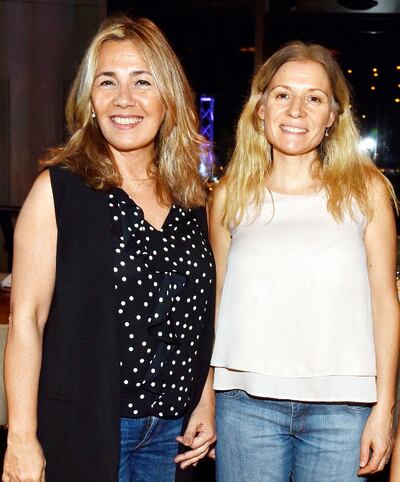 Mónica Cibils y Natalia Margonari.