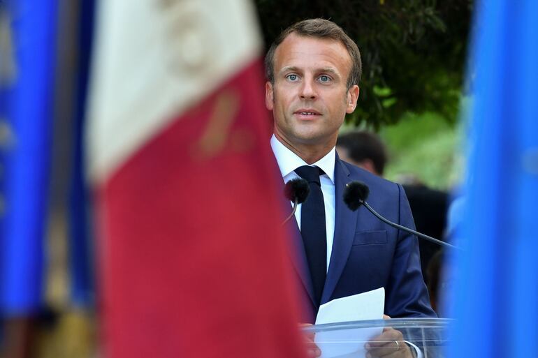 El presidente francés Emmanuel Macron.
