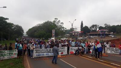 Cierre en Ruta 2 Py, en el km 150.