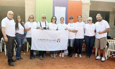 Integrantes de la Fundación Jaquier durante la reunión informativa en el centro que próximamente abrirá sus puertas.