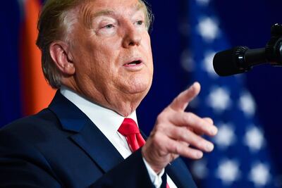 Donald Trump, presidente de los Estados Unidos.