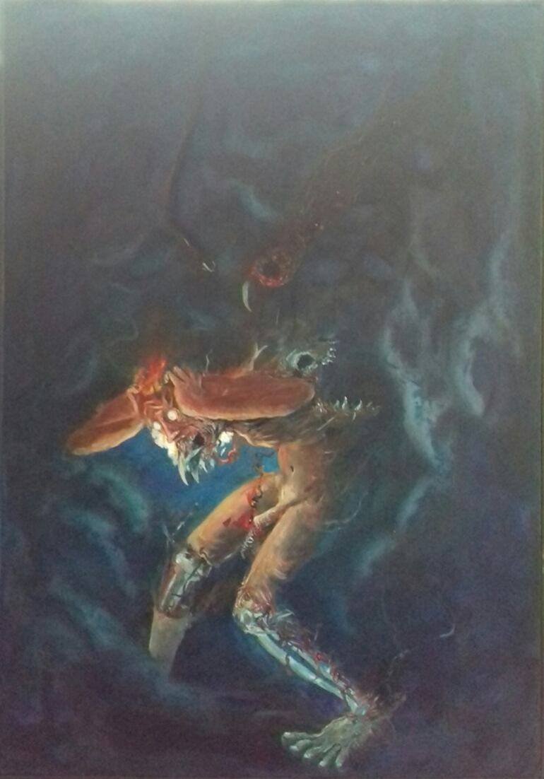 Óleo sobre lienzo (100 cm x 70 cm), de Lorenzo Escobar.