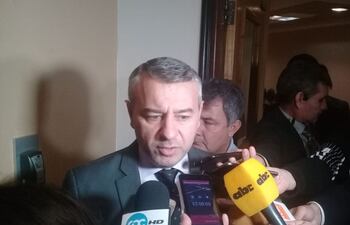 Daniel Centurión, asesor político del presidente de la República.