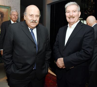 Embajador de Brasil, Carlos Simas Magalhaes, y Miguel Carrizosa.