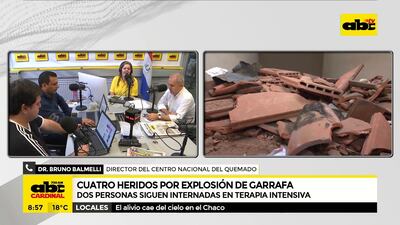 Explosión de garrafa: Dos heridos siguen en estado delicado