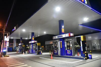 Estación de servicios asaltada anoche en Fernando de la Mora, Zona Norte.