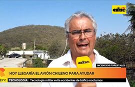 Hoy llegaría avión chileno para apagar fuego en el Chaco