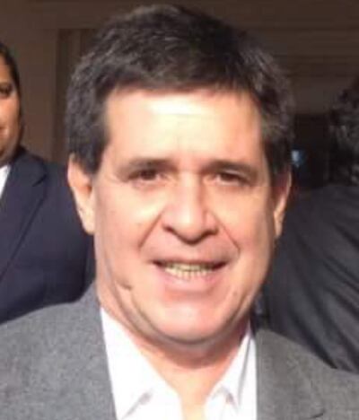 Horacio Cartes, expresidente de la República y líder del movimiento Honor Colorado.