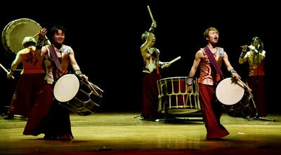 El grupo Wadaiko Sai, originario de Japón, puso el broche de oro a las celebraciones entre su país y Paraguay.
