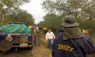 Varias picadas fueron reabiertas en busca de camino. (Fotos TACPy)