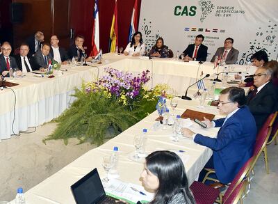 Una de las últimas reuniones del Consejo Agropecuario del Sur,  en Asunción. La organización promovió reclamos ante la OMC.