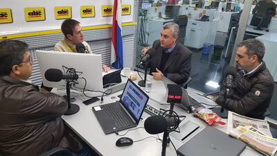 Juan Ernesto Villamayor, en los estudios de ABC Cardinal.