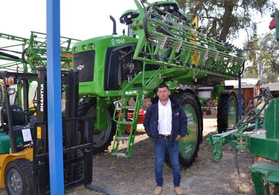 Las maquinarias de avanzadas estuvieron presentes en la Expo Rodeo Trébol 2019.