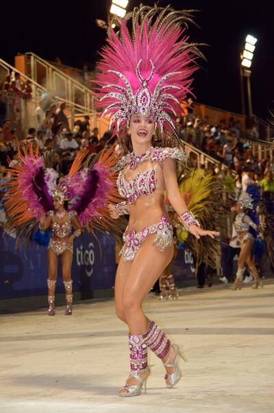 Una de las pasistas que vino desde Argentina.