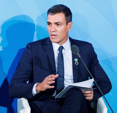 El jefe de Gobierno en funciones, el español Pedro Sánchez Perez-Castejon.