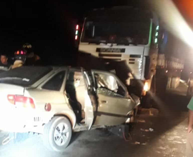 El accidente se produjo a las 02:00 aproximadamente.