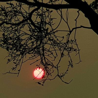 La contaminación del aire preocupó este lunes a los habitantes de Asunción.