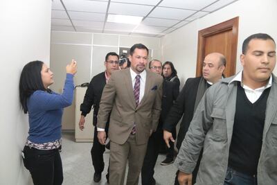 El diputado Ulises Quintana tras recuperar su libertad.