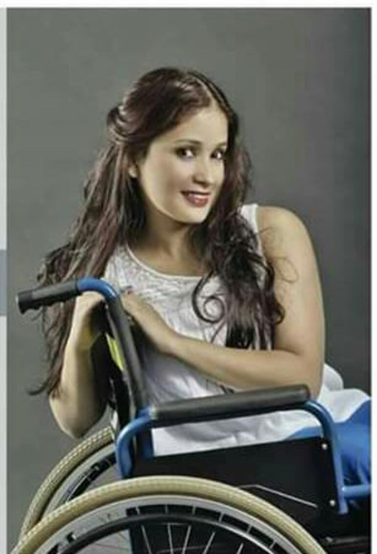 Fany Arzamendia, imagen del proyecto "Moda sin barreras".