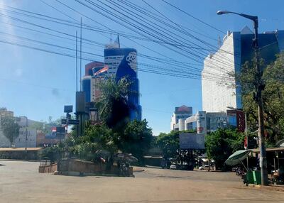 La pandemia del Coronavirus anuló completamente el movimiento comercial en Ciudad del Este.