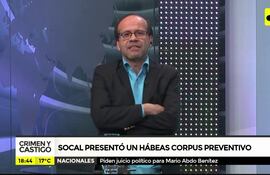 Socal presentó un hábeas corpus preventivo