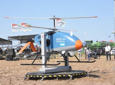 Helidrón novedad en Expoagro.