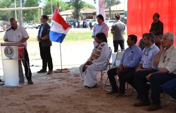 El intendente Elmer Vogt pidió al presidente apoyo al proyecto.