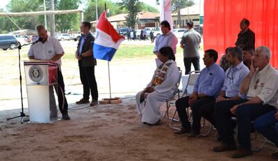 El intendente Elmer Vogt pidió al presidente apoyo al proyecto.