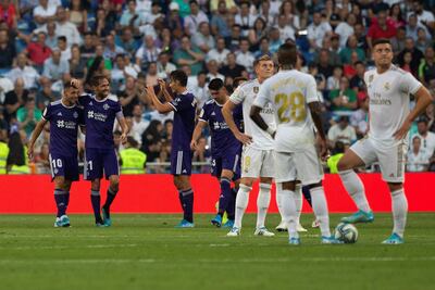 Real Madrid no paso del empate ante el Valladolid.