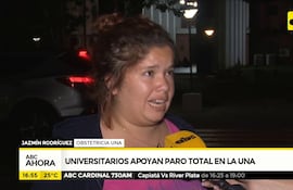 Universitarios apoyan paro total en la UNA