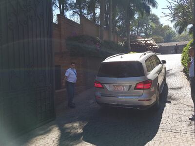 Reunión de la bancada de Honor Colorado en la residencia de su líder.