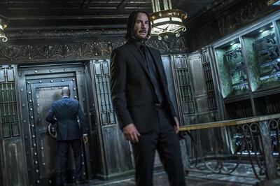 Keanu Reeves, en "John Wick 3: Parabellum", que se estrenó este año.