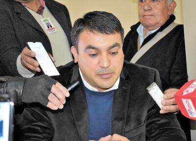 Edgar Chávez (ANR cartista), presidente de la Junta departamental.