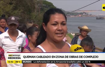 Queman cableado en zona de obras de complejo