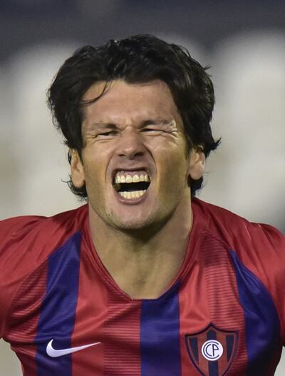 Nelson Haedo Valdez (35 años)  es el capitán y uno de los  goleadores de Cerro Porteño.