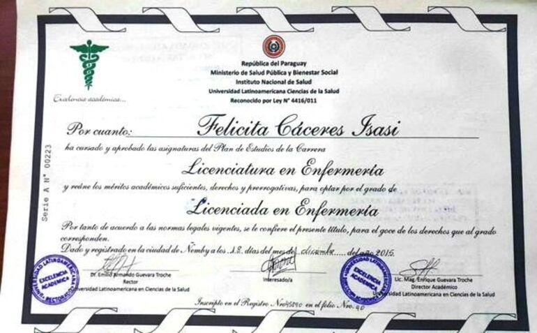 fotos de títulos universitarios