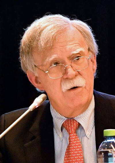 Asesor de Seguridad Nacional de la Casa Blanca, John Bolton.