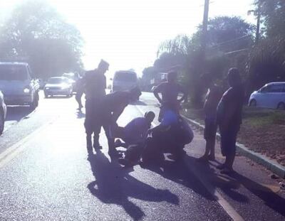 La víctima fue asistida y su estado no reviste gravedad.