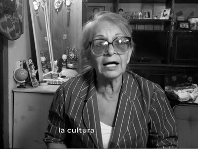 La actriz Georgina Genes, protagonista de la película “Hamaca Paraguaya” participa del video de la UAP.