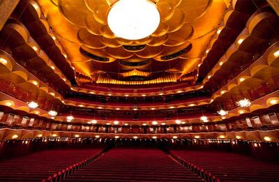 El gran teatro de la Metropolitan Opera de Nueva York.