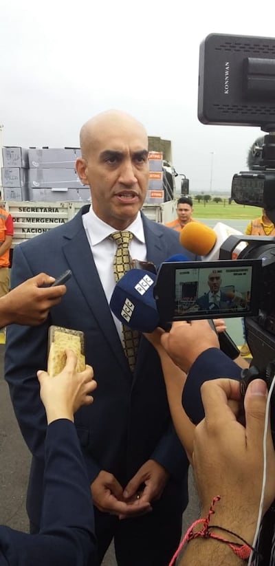 Julio Mazzoleni, ministro de Salud