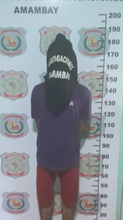 El hombre tenía cinco ordenes de captura.