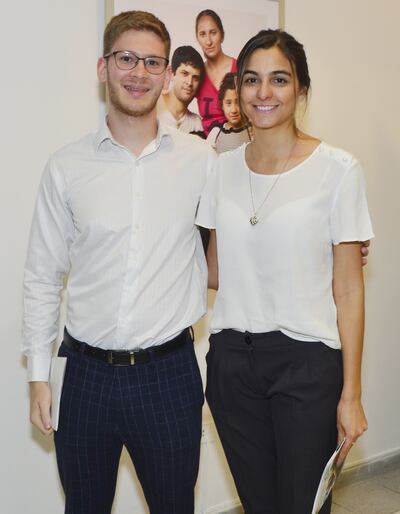 Carlos Goiburú y Esther Benítez.