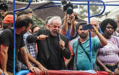 Lula da Silva se dirige a sus partidarios más radicales, a quienes no  importa que bajo su gobierno fuera montado el mayor esquema de corrupción conocido en la historia del Brasil.