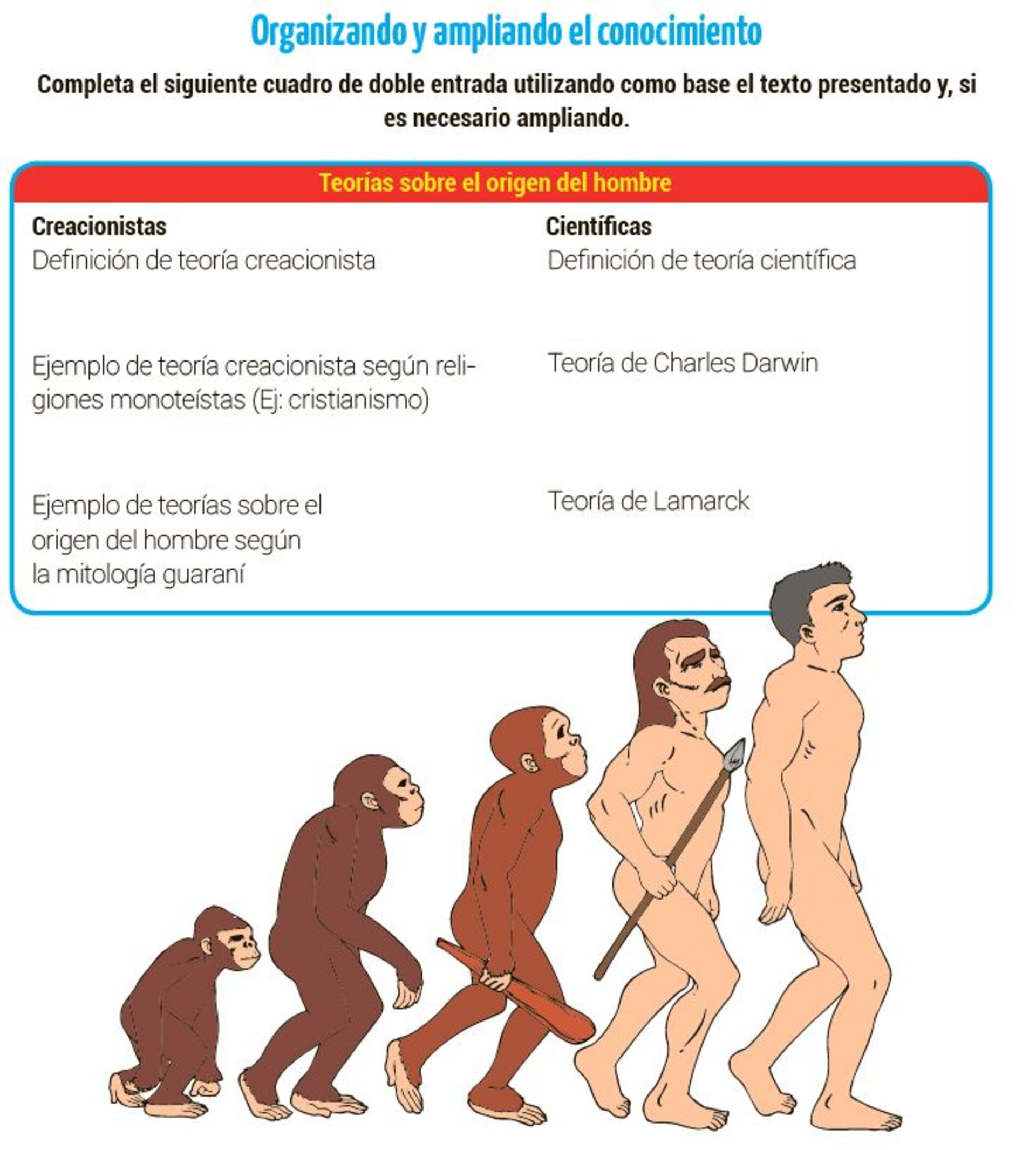 evolución humana desde el principio
