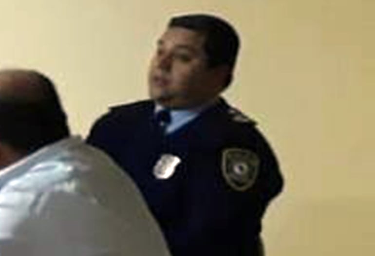 Comisario José Morán, destituido.