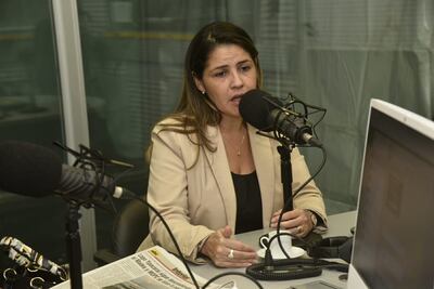 Cecilia Pérez, Ministra de Justicia.