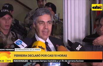 Ferreira declaró por casi 10 horas